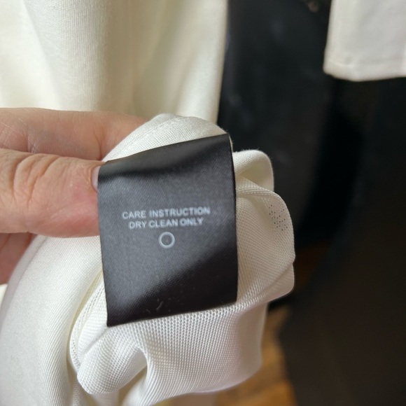 NWOT h:ours Zola Dress in Ivory - Picture 8 of 9